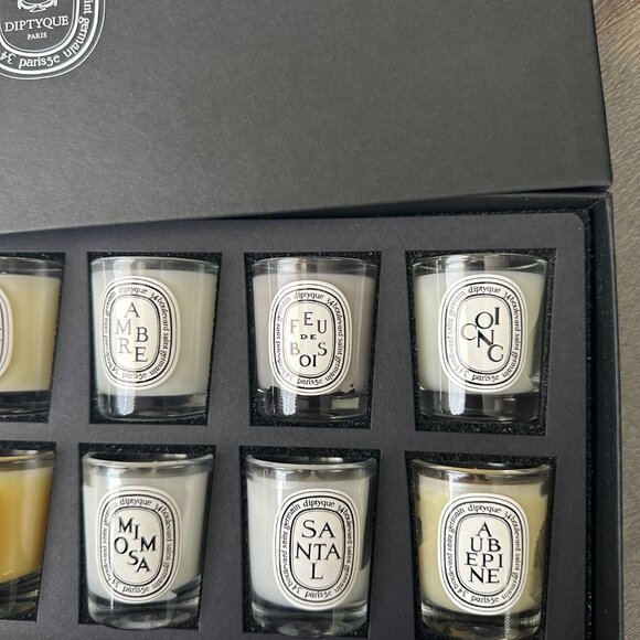 NEW Diptyque Scented Candles Gift Set 12x35g Frangrance Mini Candles - Picture 5 of 7